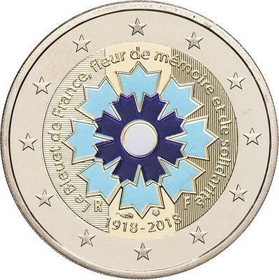 an image of a commemorative coin with a star of life on it