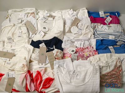 un tas de vêtements posés sur une table
