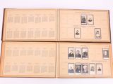 two pages of a book with pictures of men in black and white