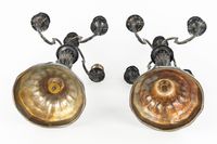 Christofle, paire de grands chandeliers de table à cinq bran… (photo 6)