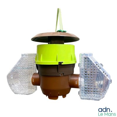 an image of a bird feeder made of plastic