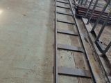 a train track that has been laid out on the ground