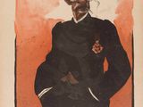 an old picture of a man in a suit and tie