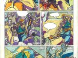 une image représentant une bande dessinée dans laquelle figure un homme à cheval