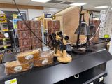 a display of bread and pastries in a store