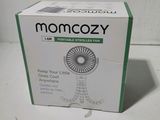 a box with a fan inside of it sitting on a table