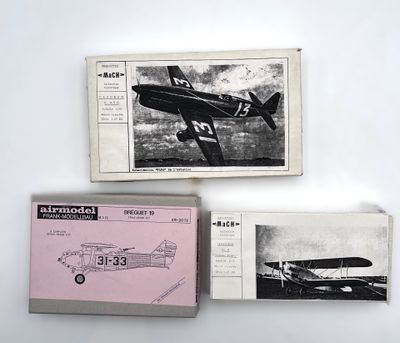 MaCH, réunion de deux maquettes d'avion à monter (LEVASSEUR …