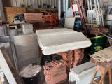 a room with a lot of different types of construction materials