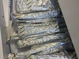 a box of aluminum foil wrapped in aluminum foil