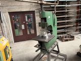 a machine that is sitting inside of a building