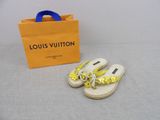 Sandales pour femme Louis Vuitton avec un nœud jaune