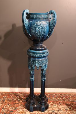 Dans le gout de Jérôme MASSIER à Vallauris, Vasque sur colon… - Photo 1