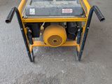 an image of a portable generator sits in a garage
