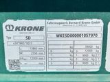 a close up of a label on a green machine