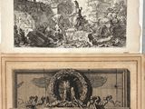 deux gravures représentant la bataille de Waterloo et la bataille de Waterloo