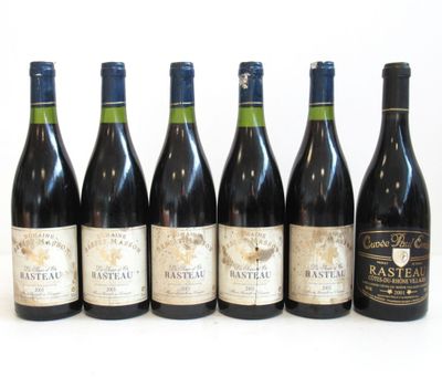 Lot de 6 blles comprenant : - 1 Blle RASTEAU Cuvée Paul Emil… - Photo 1