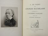 an old book with a picture of a man in a suit and bow tie