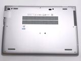 a close up of a laptop with the bottom panel missing
