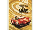 une affiche pour la course « Les 24 heures de l'homme »
