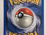 a close up of a card with a pokemon ball on it