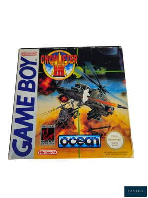 une boîte de Game Boy sur laquelle figure un hélicoptère