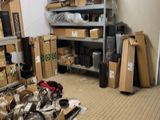 a room with a lot of boxes and boxes on the floor