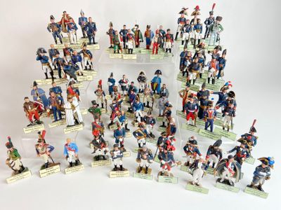 a lot of figurines of different sizes and colors