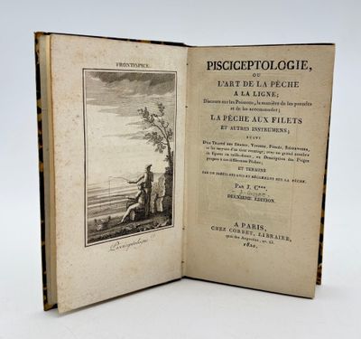un livre ouvert sur lequel figure l'image d'un homme assis sur un banc