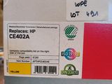 a box that has a label on it that says replace hp ce202a