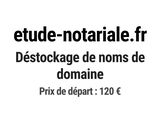étude - vente de noms de domaine par un notaire