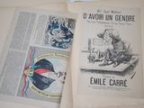 two books that are open on a table