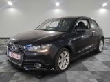 an image of a black audi car in a showroom