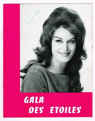 DALIDA / Programme du "Gala des Etoiles" organisé par le Par…