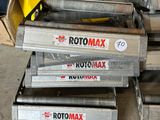 several boxes of tools are stacked on top of each other in a warehouse