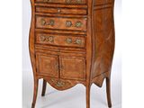 une image d'une commode en bois avec un plateau en marbre