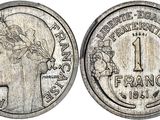 gros plan d'une pièce de monnaie sur laquelle figure une tête de femme
