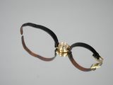 a pair of glasses that are on a table