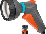 a close up of a blow dryer and a canister