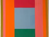 an image of a painting of a square with different colors