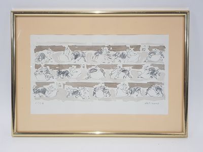 Laurent ARPINON (Né en 1972) - Passes tauromachique - Dessin…