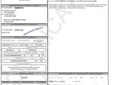 a document with a barcode and a barcode on it