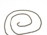 a close up of a chain on a white background