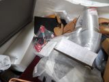 a pile of assorted items sitting on a table