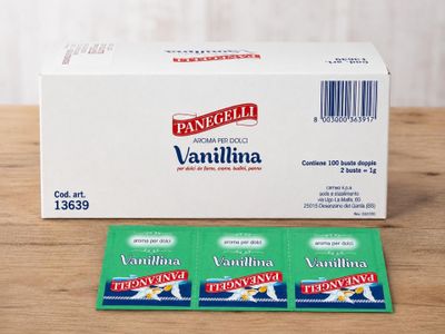 trois sachets de thé à la vanille posés sur une table