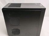 an image of a black computer case sitting on top of a white table