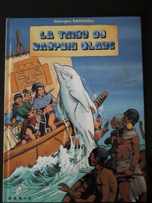la couverture d'une bande dessinée représentant un dauphin sautant hors de l'eau