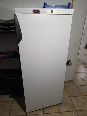 an image of a white refrigerator in a kitchen