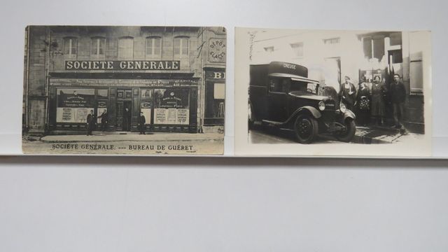 Guéret : Lot de 2cpa. Société Générale (coins légèrement arrondis...