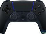 a close up of a game controller on a white background