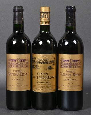 BORDEAUX - 3 bouteilles, Margaux, Château Cantenac Brown, 3è…